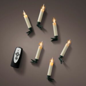 LED Indoor Candle Twinkle Lights – Battery Operated – 10 Pack