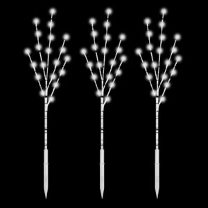 LED Birch Twig Branches – Pure White – 30″ – 3 Pack