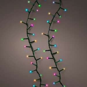 500 LED Compact Twinkle Lights – Multi/Green