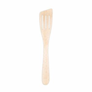 Spatula Curve Slotted Beechwood