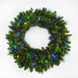 Mountain Spruce Wreath - Multi - 30"