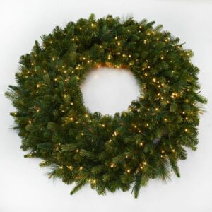 Bristol Pine Wreath – Warm White – 36″