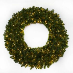 Bristol Pine Wreath - Warm White - 48"