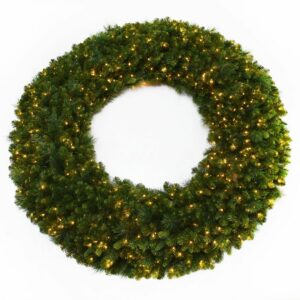 Bristol Pine Wreath - Warm White - 60"