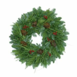 Mountain Grandeur Wreath – 14″ Ring & 26″ Outer Diameter