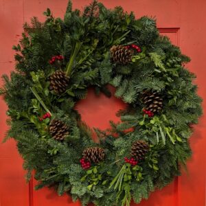 Mountain Grandeur Wreath – 14″ Ring & 26″ Outer Diameter