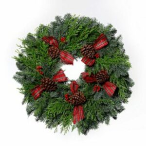 Ribbon Wreath – 12″ Ring & 22″ Outer Diameter