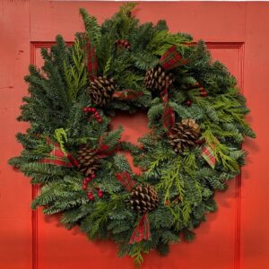 Ribbon Wreath – 12″ Ring & 22″ Outer Diameter