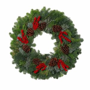 Canella Berry Wreath – 14″ Ring & 26″ Outer Diameter