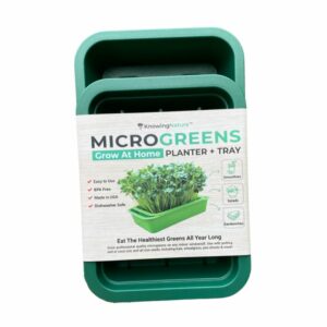 Microgreens planter green