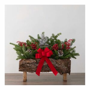 Mahoney’s Holiday Botanical Rectangle Log