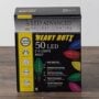 50 LED Heavy Duty C9 Faceted Lights – Multi/Green