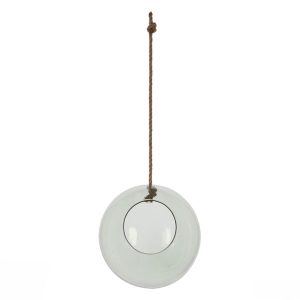 Hanging Glass Terrarium – Large