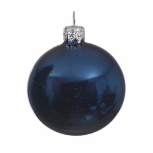 Glass Bauble – Night Blue – 2.36″