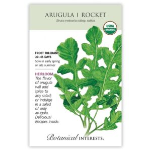 Botanical Interests – Arugula – Rocket Seeds – Organic