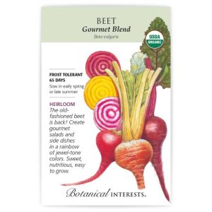 Beet Seeds – Botanical Interests – Gourmet Blend (Organic)