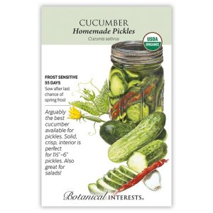 Cucumber Seeds – Botanical Interests – Homemade Pickles (Organic)