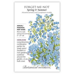 Forget-Me-Not Seeds – Botanical Interests – Spring & Summer