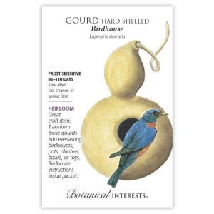 Hard-Shelled Gourd Seeds – Botanical Interests – Birdhouse