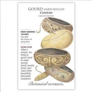 Hard-Shelled Gourd Seeds – Botanical Interests – Corsican