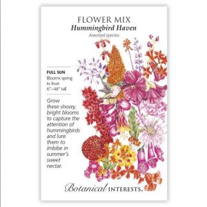 Flower Mix Seeds – Botanical Interests – Hummingbird Haven (Large)