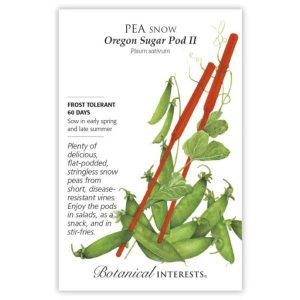 Snow Pea Seeds – Botanical Interests – Oregon Sugar Pod II