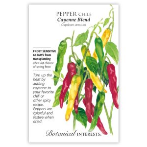Chile Pepper Seeds – Botanical Interests – Cayenne Blend