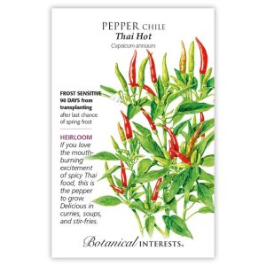 Chile Pepper Seeds – Botanical Interests – Thai Hot