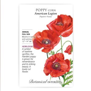 Corn Poppy Seeds – Botanical Interests – American Legion