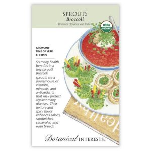 Sprouts Seeds – Botanical Interests – Broccoli (Organic)