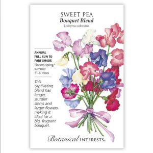 Sweet Pea Seeds – Botanical Interests – Bouquet Blend