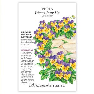 Viola Seeds – Botanical Interests – Johnny-Jump-Up