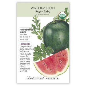 Watermelon Seeds – Botanical Interests – Sugar Baby (Organic)