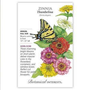 Zinnia Seeds – Botanical Interests – Thumbelina