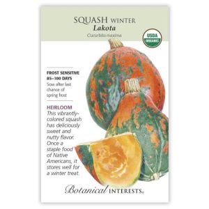 Winter Squash Seeds – Botanical Interests – Lakota (Organic)