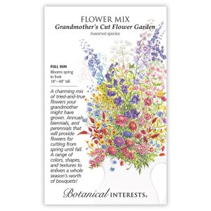 Flower Mix Seeds – Botanical Interests – Grandmother’s Cut Flower Garden