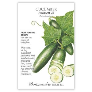 Cucumber Seeds – Botanical Interests – Poinsett 76
