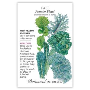 Kale Seeds – Botanical Interests – Premier Blend (Large)