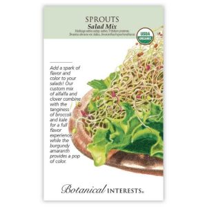 Sprouts Seeds – Botanical Interests – Salad Mix (Organic)