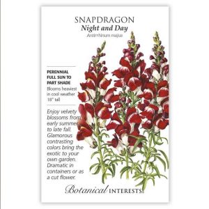 Snapdragon Seeds – Botanical Interests – Night and Day