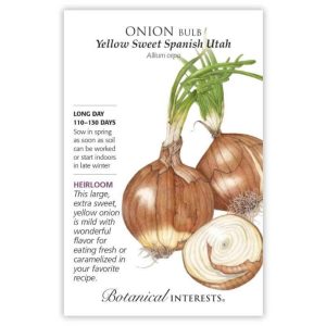 Bulb Onion Seeds – Botanical Interests – Yellow Sweet Spanish Utah
