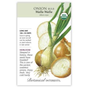 Bulb Onion Seeds – Botanical Interests – Walla Walla (Organic)