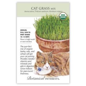 Cat Grass Seeds – Botanical Interests – Mix (Large, Organic)
