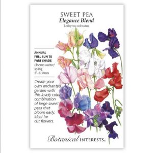Sweet Pea Seeds – Botanical Interests – Elegance Blend