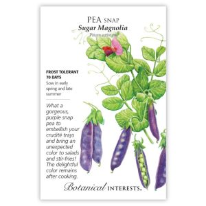 Snap Pea Seeds – Botanical Interests – Sugar Magnolia