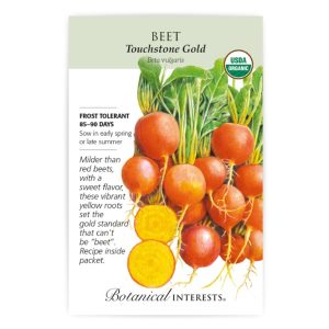 Beet Seeds – Botanical Interests – Touchstone Gold (Organic)