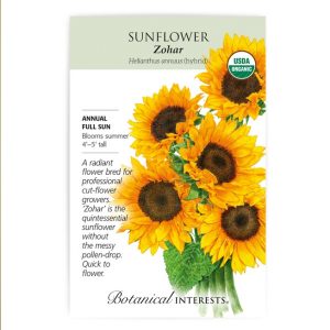 Sunflower Seeds – Botanical Interests – Zohar (Organic)