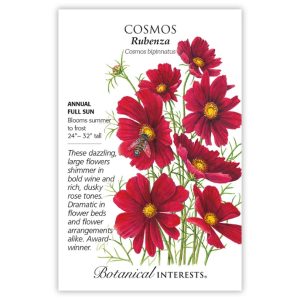 Cosmos Seeds – Botanical Interests – Rubenza