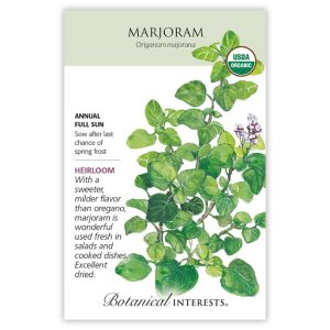 Marjoram Seeds – Botanical Interests (Organic)