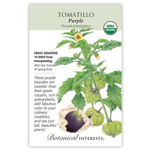 Tomatillo Seeds – Botanical Interests – Purple (Organic)